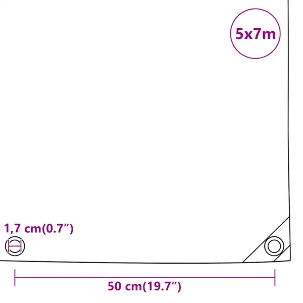 Hall veekindel PVC present 5 x 7 m, 650 g/m² – 10