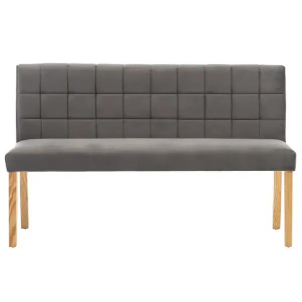 Hall sametpink ruudulise seljatoega, 140 cm – 3