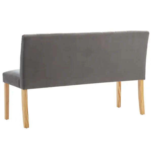 Hall sametpink ruudulise seljatoega, 140 cm – 5