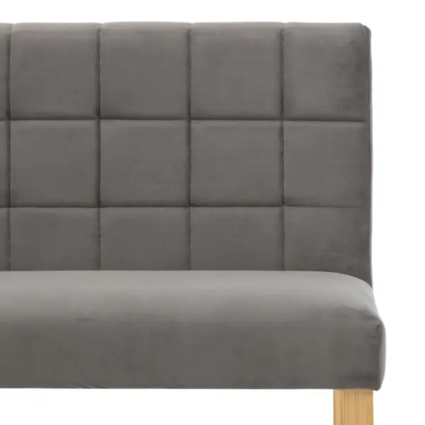 Hall sametpink ruudulise seljatoega, 140 cm – 6