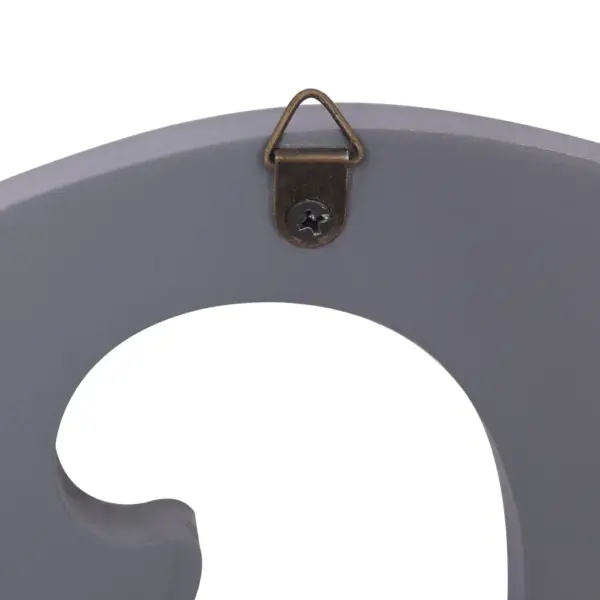 Seinale kinnitatav riidenagi FAMILY kirjaga, hall MDF, 5 konksu, 74 x 29,5 cm – 5