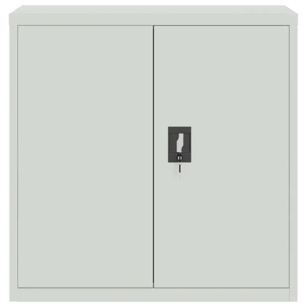 Hall terasest kontorikapp 2 ukse ja reguleeritavate riiulitega, 90 x 40 x 90 cm - 3