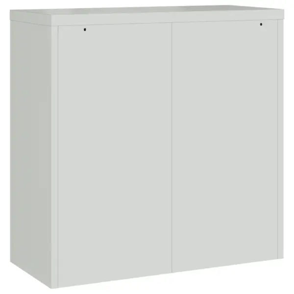 Hall terasest kontorikapp 2 ukse ja reguleeritavate riiulitega, 90 x 40 x 90 cm - 5