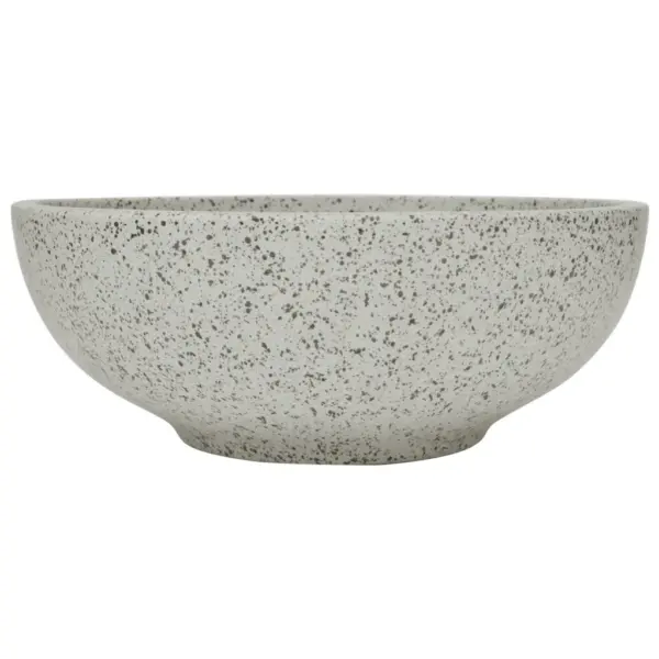 Ümar hall tööpinnale paigaldatav keraamiline valamu, 41 x 14 cm – 2