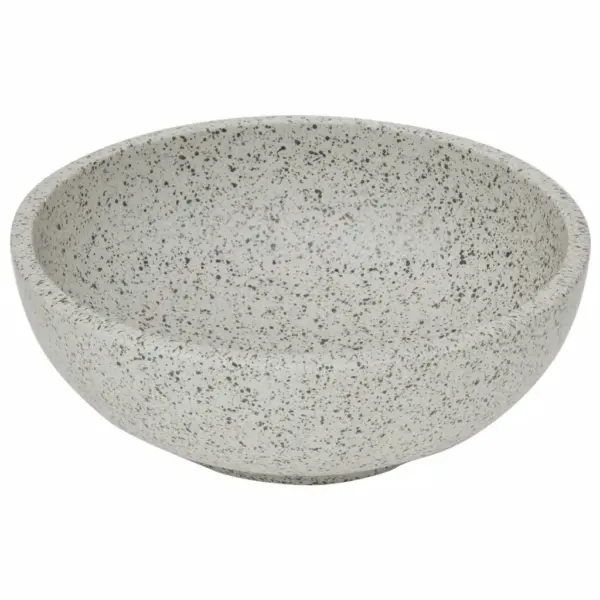 Ümar hall tööpinnale paigaldatav keraamiline valamu, 41 x 14 cm – 3