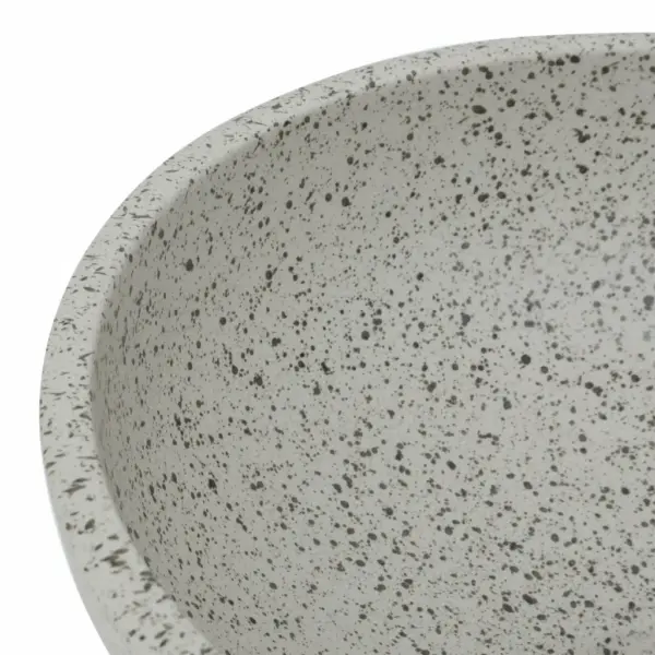 Ümar hall tööpinnale paigaldatav keraamiline valamu, 41 x 14 cm – 5