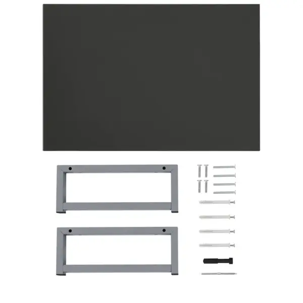 Hall vannitoa kraanikausi seinariiul metallkanduritega, 60 x 40 x 16,3 cm - 8