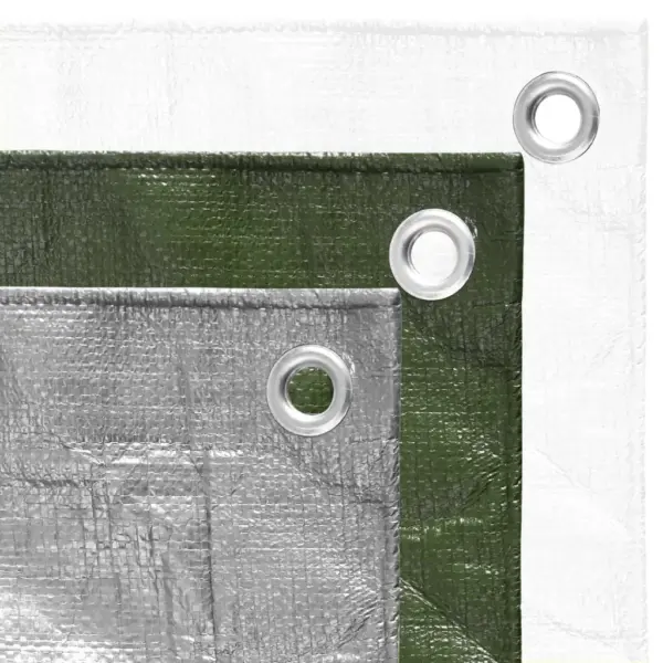Veekindel hall HDPE present alumiiniumist aasidega, 8 x 12 m, 180 g/m² – 5