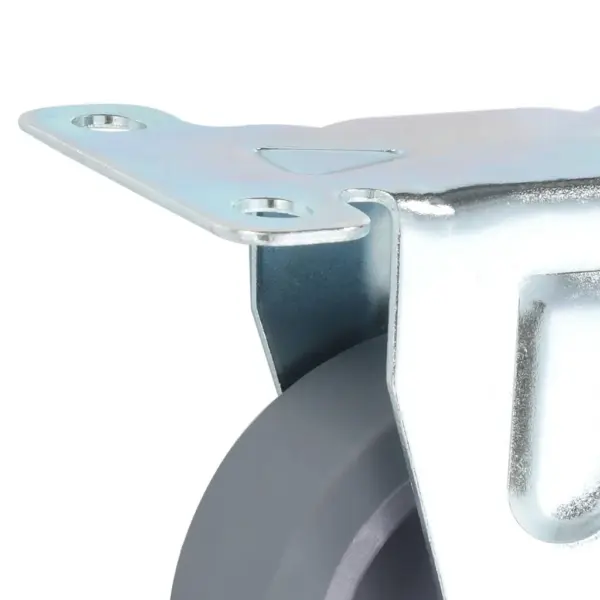 Fikseeritud TPR-mööblirattad hallid, 75 mm, 4 tk – 5