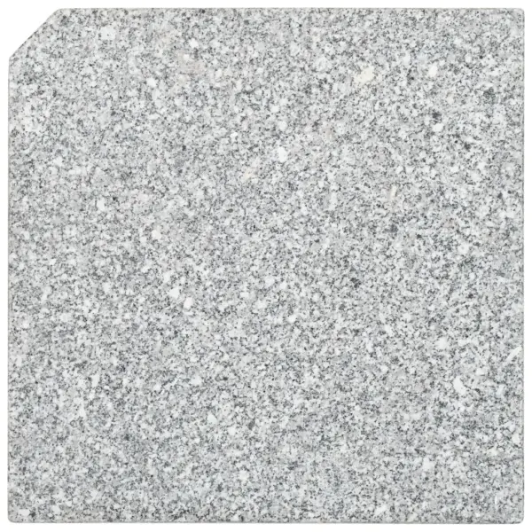 Päevavarju raskusplaadid, hall graniit, 4 tk, 47 x 47 x 4,5 cm, 100 kg – 6