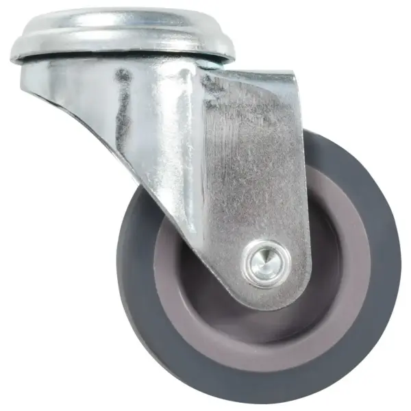 Pöörlevad mööblirattad piduritega, 12 tk, hall, 50 mm, M10 – 7