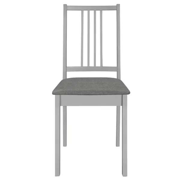 Hallid täispuidust söögitoolid istmepatjadega, 2 tk, 40 x 49 x 88,5 cm – 3