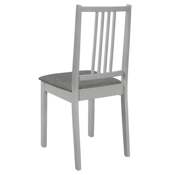 Hallid täispuidust söögitoolid istmepatjadega, 2 tk, 40 x 49 x 88,5 cm – 5