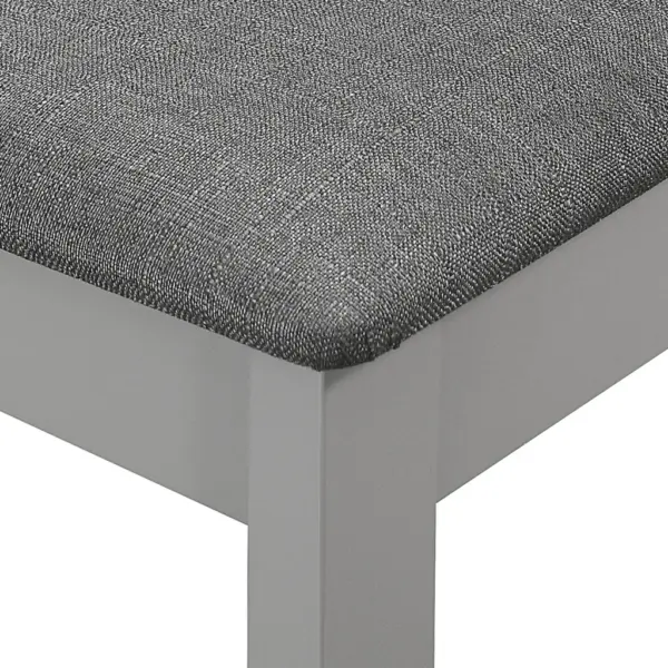Hallid täispuidust söögitoolid istmepatjadega, 2 tk, 40 x 49 x 88,5 cm – 6