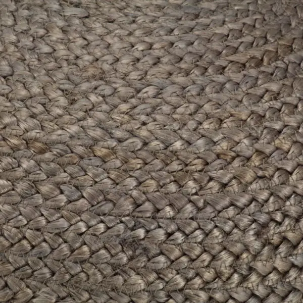 Käsitsi kootud džuudist tumba, helehall, 45 x 30 cm – 3