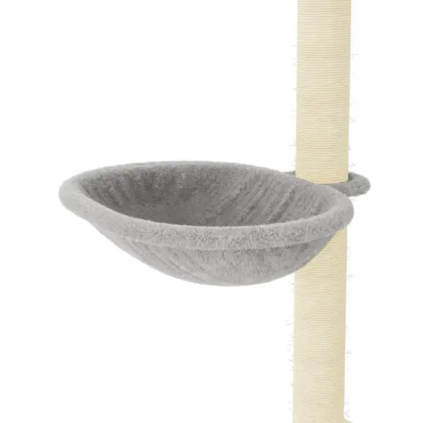 Helehall kassipuu sisalköitega kraapimispostidega, 78 x 59 x 95 cm – 7