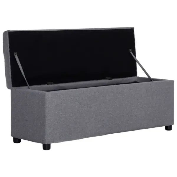 Helehall panipaigaga hoiupink, polüesterpolster, 116 x 38 x 43 cm – 5