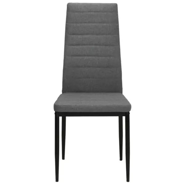Helehallid kangast söögitoolid metallraamiga, 2 tk, 43 x 44 x 96 cm – 3