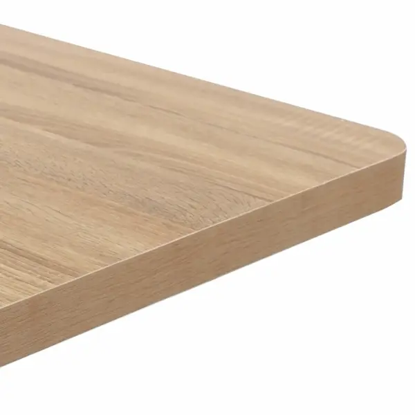 Helepruun-valge bistroolaud MDF lauaplaadiga, 50 x 50 x 75 cm – 3