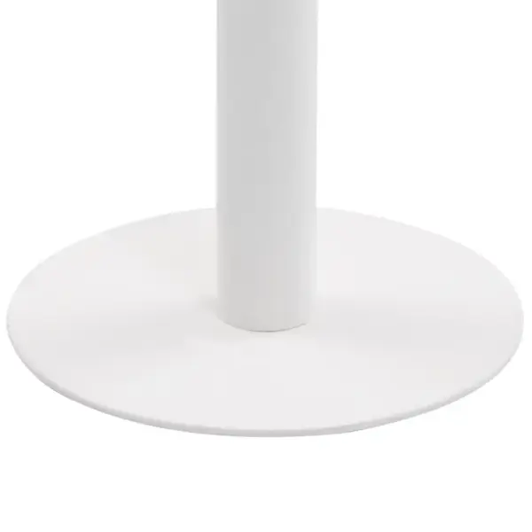 Helepruun-valge bistroolaud MDF lauaplaadiga, 50 x 50 x 75 cm – 5
