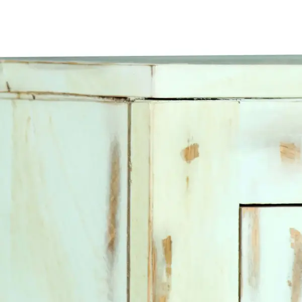 Helesinine mangopuidust puhvetkapp kahe uksega, 110 x 35 x 70 cm – 5