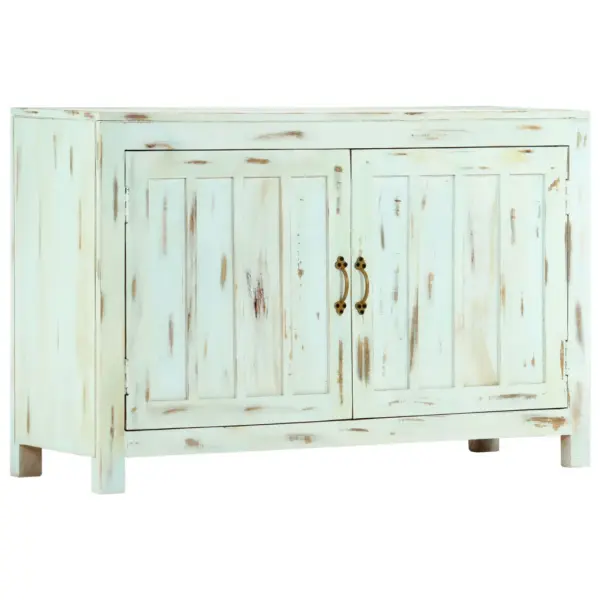 Helesinine mangopuidust puhvetkapp kahe uksega, 110 x 35 x 70 cm – 10