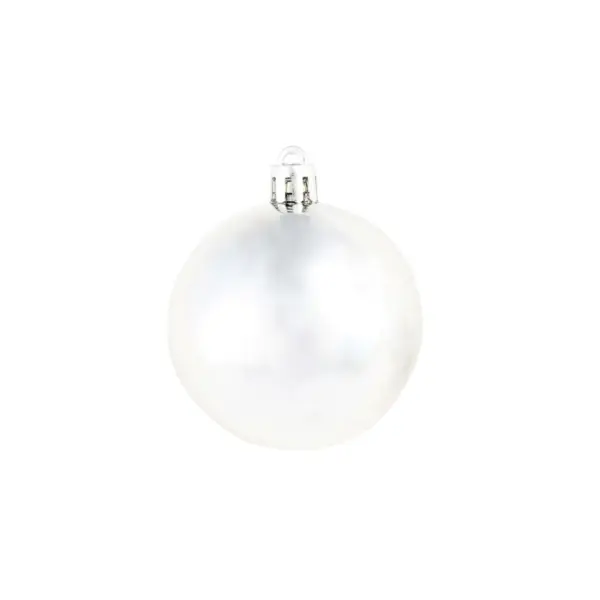100-osaline hõbedane jõulukuulide komplekt, plast, 3/4/6 cm – 7