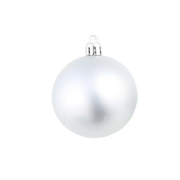 100-osaline hõbedane jõulukuulide komplekt, plast, 3/4/6 cm – 9