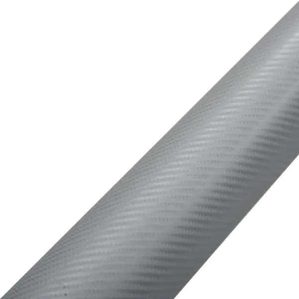 Iseliimuv 4D süsinikkiu välimusega autokile, hõbedane, 2 tk, 100 x 150 cm – 3