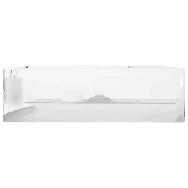 Hõbedane keraamiline kapipealne valamu ülevooluavaga, 49 x 25 x 15 cm – 5