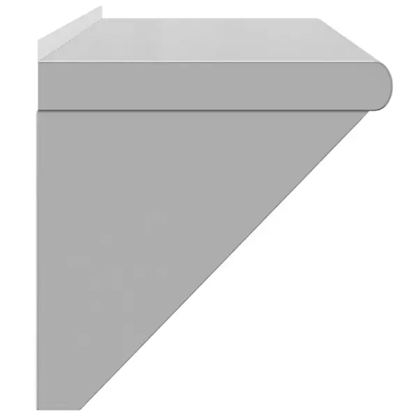 Seinariiul harjatud roostevabast terasest, hõbedane, 100 x 30 x 31 cm, kandevõime 50 kg – 6