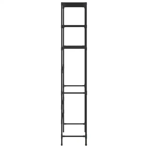 3-astmeline hoiuriiul WC-poti kohale, must, roostevaba teras, 53 x 28 x 169 cm – 4