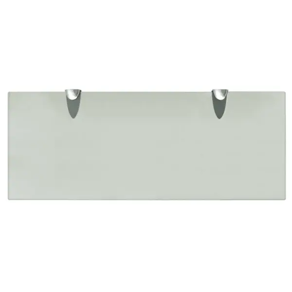 Hõljuv klaasriiul seinale, matt karastatud klaas, 50 x 20 cm, 8 mm – 3