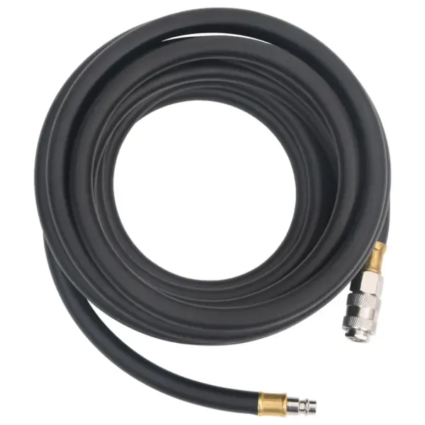 Hübriid õhukompressori voolik kiirühendusega, must, 2 m – 4