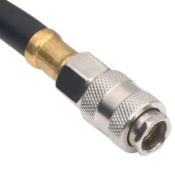 Hübriid õhukompressori voolik kiirühendusega, must, 2 m – 5