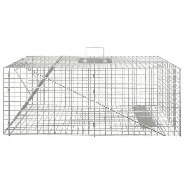 Humaanne eluspüügi loomalõks väikeloomadele, tsingitud raud, 64,5 x 25 x 26,5 cm – 2
