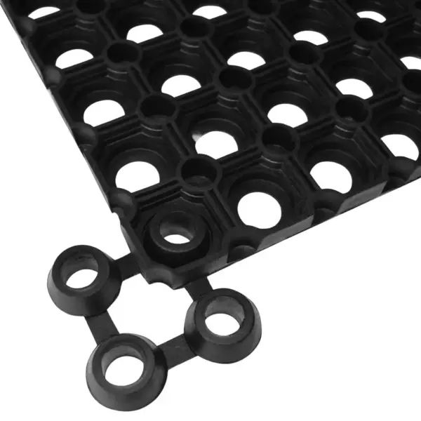Ilmastikukindel kummimatt, must, 100 x 150 cm, 16 mm – 5