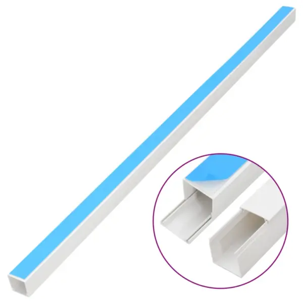 Iseliimuv kaablikanal kaablite peitmiseks, valge PVC, 25 x 16 mm, 10 x 1 m komplekt – 3