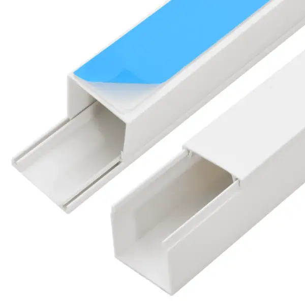 Iseliimuv kaablikanal kaablite peitmiseks, valge PVC, 25 x 16 mm, 10 x 1 m komplekt – 6