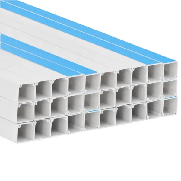 Iseliimuv kaablikanal 40 x 40 mm, PVC, valge, 30 x 1 m komplekt – 5