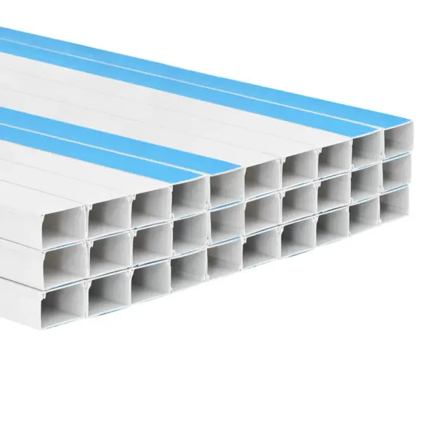 Iseliimuv kaablikanali komplekt 60 x 40 mm, valge PVC, 30 m – 5
