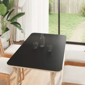 Iseliimuv mööblikleebis matt must PVC, 90 x 500 cm, plastkaabitsaga