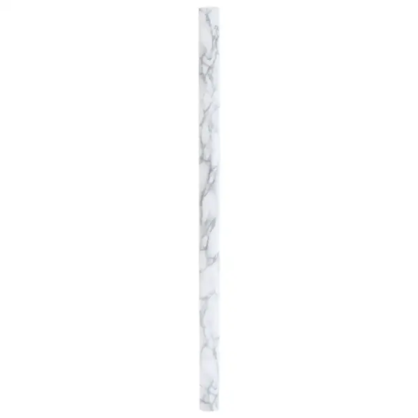 Iseliimuv mööblikile valge marmori mustriga, PVC, 90 x 500 cm – 3