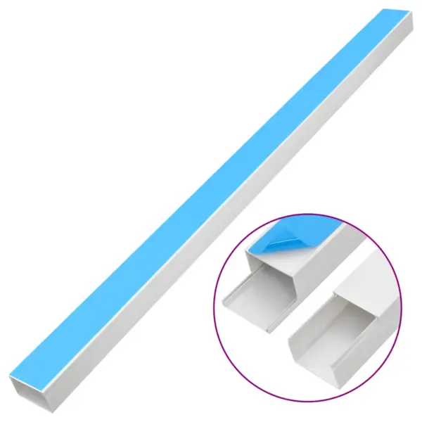 Iseliimuvad PVC kaablikanalid, valge, 100 x 60 mm, 10 x 1 m komplekt – 3
