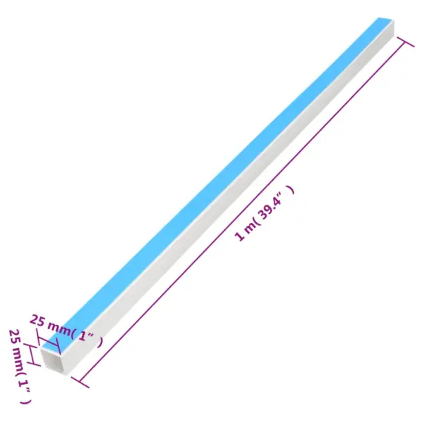 Iseliimuvad PVC kaablikanalid, valge, 25 x 25 mm, 30 m, 30 tk – 8