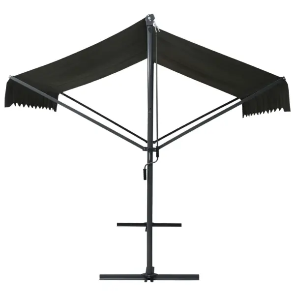 Iseseisev veekindel varikatus 5 x 3 m, antratsiithall, terasraam - 7