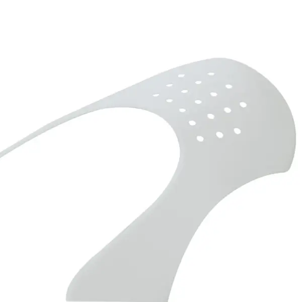Jalanõude kortsukaitsed ventilatsiooniaukudega, 2 paari, EU 41–47, must ja valge, plast – 6