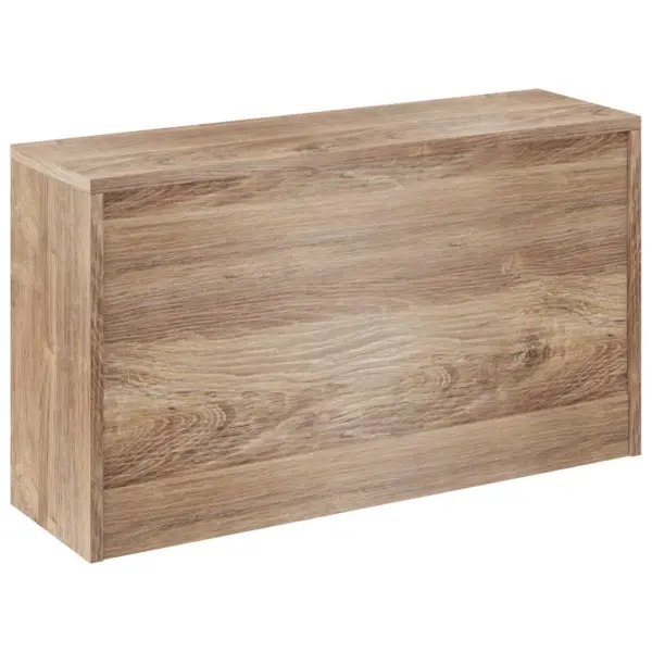 Tammetoonis jalatsipink istumisalusega, MDF ja tehispuit, 80 x 24 x 45 cm – 6