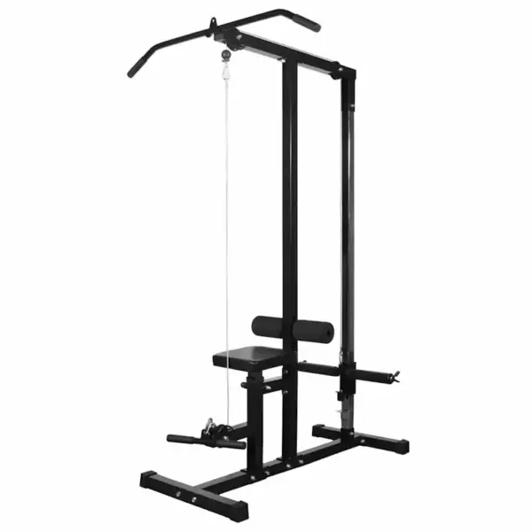 Jõusaaliseade kangi ja hantlite komplektiga, 30,5 kg, must, 110 x 121 x 190 cm – 3