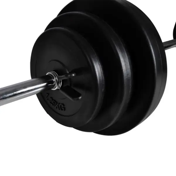 Jõusaaliseade kangi ja hantlite komplektiga, 30,5 kg, must, 110 x 121 x 190 cm – 9